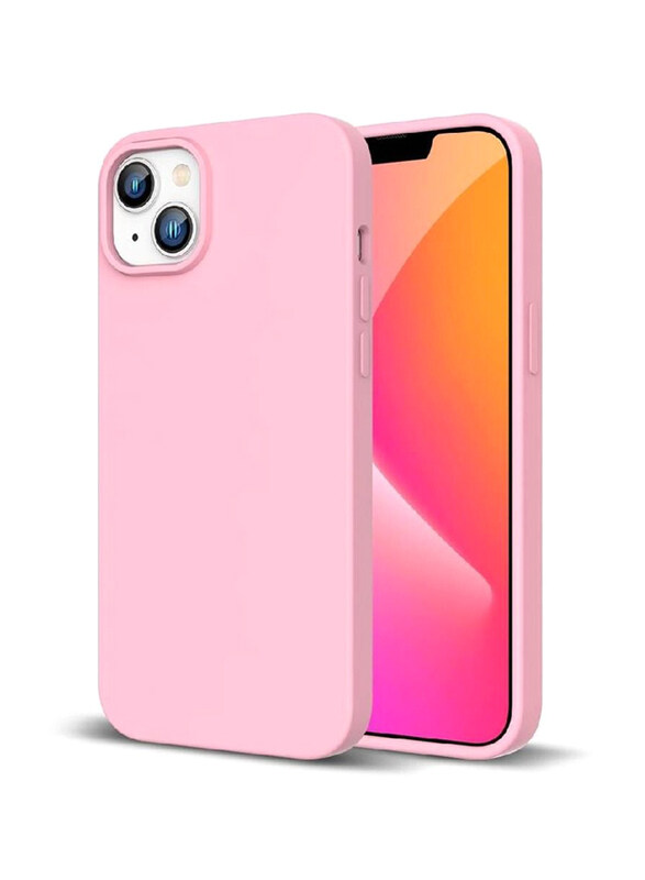 

Generic Apple iPhone 14 Plus Soft Silicone Anti-Scratch Gel Rubber Shockproof Protective Mobile Phone Case Cover, Pink