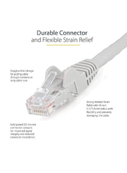 Gennext 50-Meters Full Copper Cat 6 Gigabit Ethernet Cable, Cat6 Gigabit Ethernet Adapter to Ethernet for Networking Devices, White