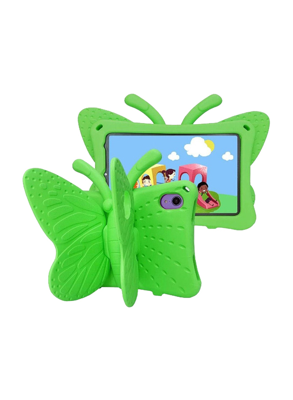 Apple iPad Mini (6th Gen) Kids EVA Butterfly Stand Soft Tablet Case Cover, Green