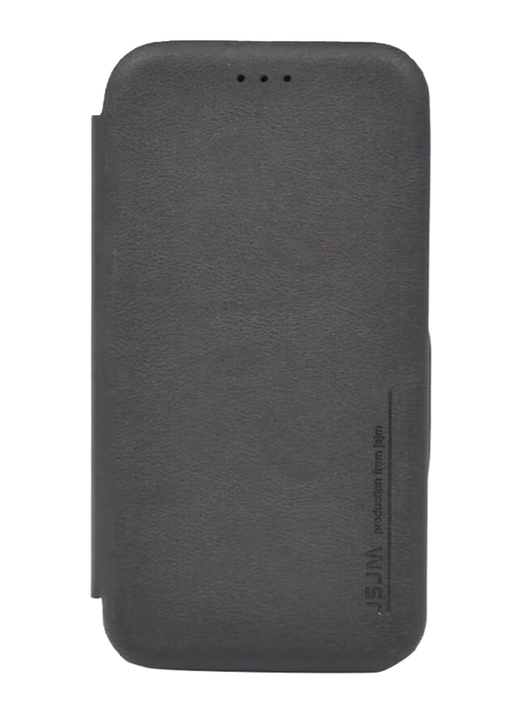 JSJM Oneplus Nord Ce 2 Lite Book Mobile Phone Case Cover, Black