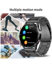 Fitness with Heart Rate Blood Pressure Sleep Monitor IP67 Waterproof Bluetooth Smartwatch, Black