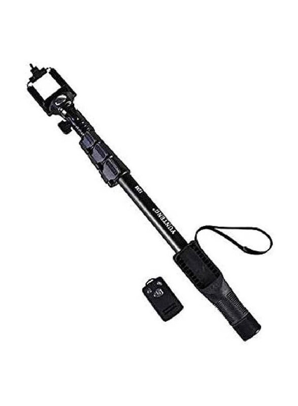 

Gennext Monopod Extendable Selfie Stick with Shutter Remote Control, Black