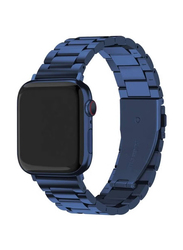 Gennext Replacement Stainless Steel Strap for Apple iWatch Series 8/SE/7/6/5/4/3/2/1 Ultra Watch 49mm/Ultra Watch 2, 45mm/44mm/42mm, Blue