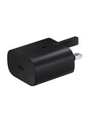 Gennext 45W UK Travel Adaptor with USB type C Cable for Samsung Devices, Black