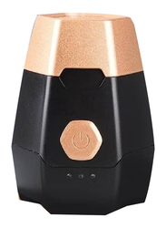 Gennext Mini Electric Incense Bukhoor Burner Aroma Diffuser, Black/Gold