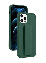 Zoomee Apple iPhone 14 Pro Max Mobile Phone Case Cover with Magnetic Foldable Finger Strap, Green