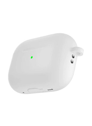 Gennext Soft Silicone Protective Skin Case Cover for Apple AirPods Pro 2, White