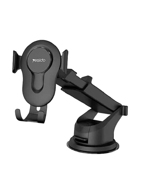 

Yesido C44 360 Degree Rotation Automatic Clip Car Phone Holder, Black