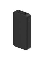 Gennext 20000mAh Fast Charge Power Bank, 18W, Black