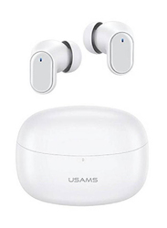 Usams BH11 Wireless In-Ear BT 5.1 TWS Ear Buds with Noise Reduction Low-Latency Gaming Headphone, White