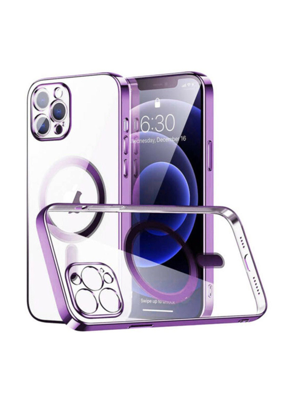 Apple iPhone 14 Pro Max Magnetic MagSafe Mobile Phone Case Cover, Purple