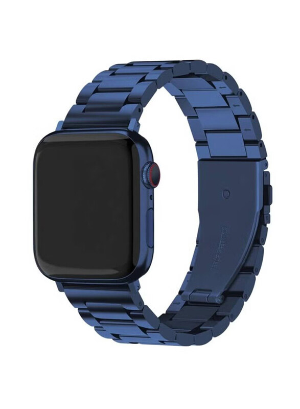 

Gennext Replacement Stainless Steel Strap for Apple iWatch Series 8/SE/7/6/5/4/3/2/1 Ultra Watch 49mm/Ultra Watch 2 45mm 44mm 42mm, Blue