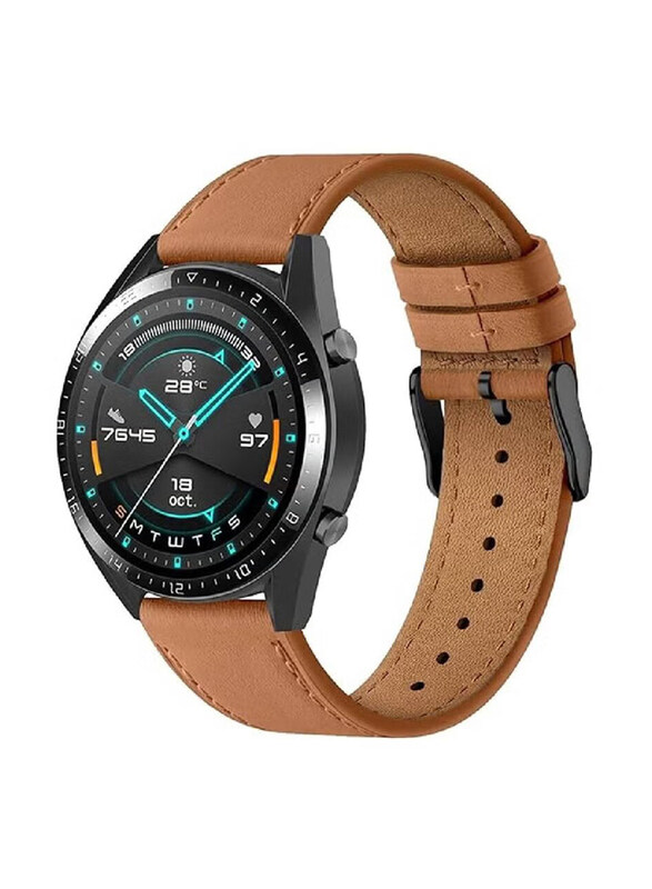 

Gennext Replacement Genuine Leather Sport Strap for Huawei Watch GT2 Pro/GT4 46mm/Watch 4 Pro/Watch 4/Watch Ultimate/GT3 46mm/Watch 3/Watch 3 Pro/GT3