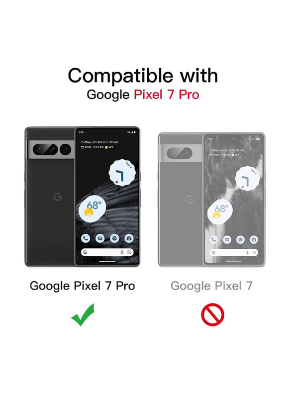 Gennext Google Pixel 7 Pro Premium Quality Anti-Slip Mobile Phone Case Cover, Clear