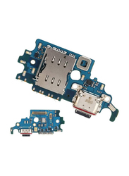 Flex Cable Type C Connector Charger Dock Replacement Board for SM-G991U Samsung Galaxy S21, Green