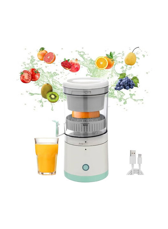 

Generic USB Rechargeable Citrus Fruit Juicer Machine, White