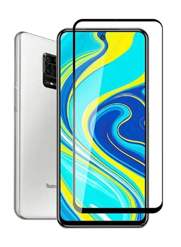 

Generic Xiaomi Redmi Note 9 Full Glue Tempered Glass Screen Guard Anti Explosion Screen Protector 2.5D, Clear