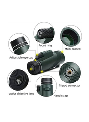 Telescope 40x60 HD Zoom Optic Lens Day Night Vision Monocular Telescope for Mobile, Black