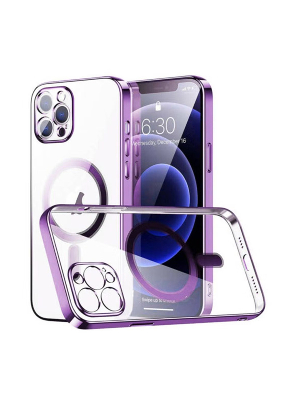 Apple iPhone 12 Pro Max Ultra-protective Lightweight Magnetic MagSafe Mobile Phone Case Cover, Purple