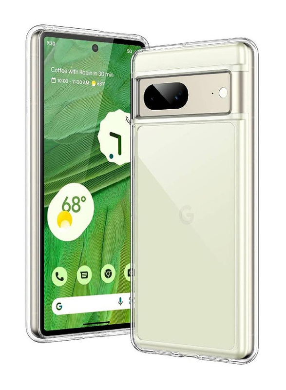 Gennext Google Pixel 7 Premium Quality Smart Shockproof Anti-slip Mobile Phone Back Case Cover, Clear