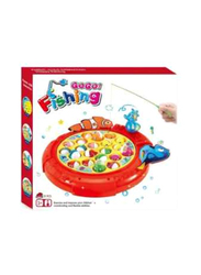 Electric Spinning Fishes Game Magnetic Fishing Set With Music