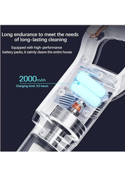 Gennext High Power Cordless Handheld Vacuum Cleaner, White