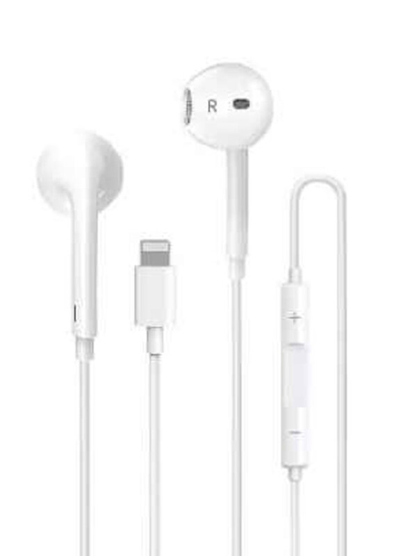 

Generic Wired In-Ear Headphones with Mic, White