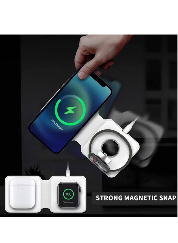 Gennext Charging Dock Power Station for Apple Watch, White