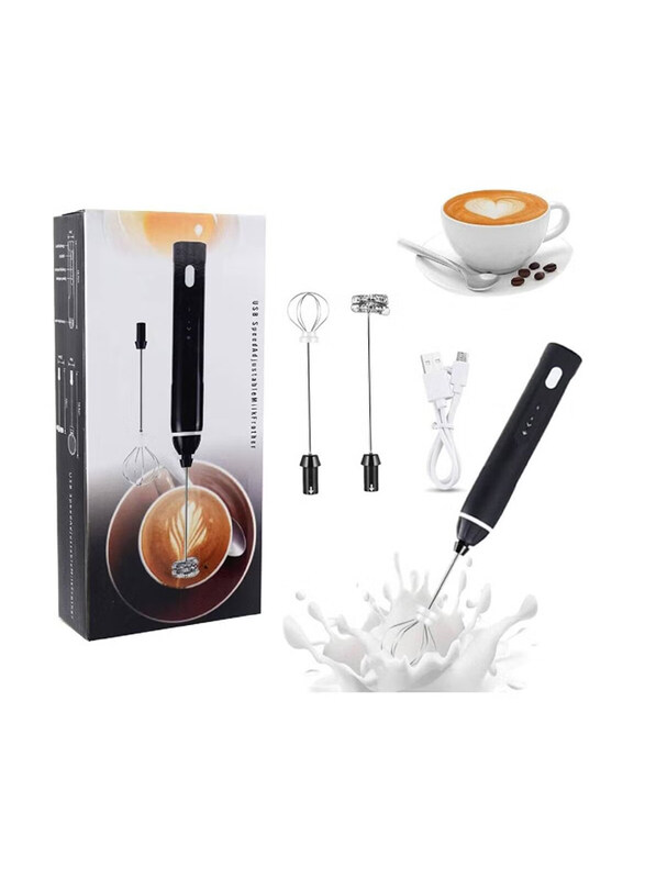 

Generic Handheld Milk Electric Frother, Black