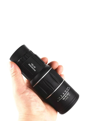 16x25 Monocular Waterproof High Definition Telescope Lens for Smartphones, Black