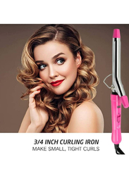 Gennext Hair Curloring Iron, SHC-3002, Silver/Pink