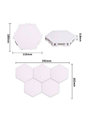Gennext Smart Touch-Sensitive LED Honeycomb Creative Hexagonal Wall Night Home Decor Lights, Multicolour