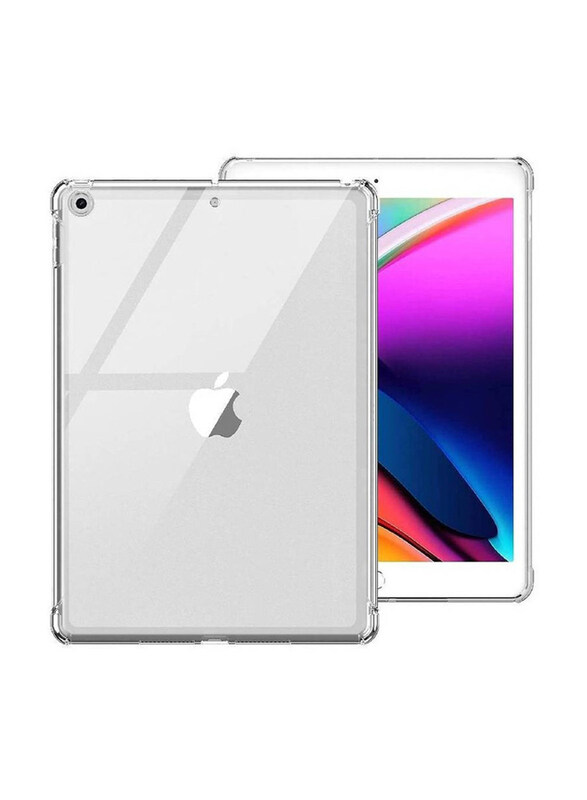 

Gennext Apple iPad 9th Gen 10.2-Inch Transparent Clear Shockproof TPU Protective Case Cover, Clear