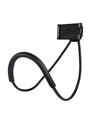 Universal Lazy Neck Hanging Mobile Holder, Black