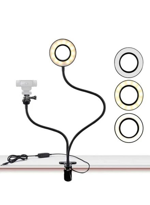 Selfie Ring Light Stand for Live Stream, Black