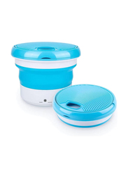 Portable Small Foldable Bucket Washer Lightweight Convenient Washer for Wash Baby Clothes, Blue