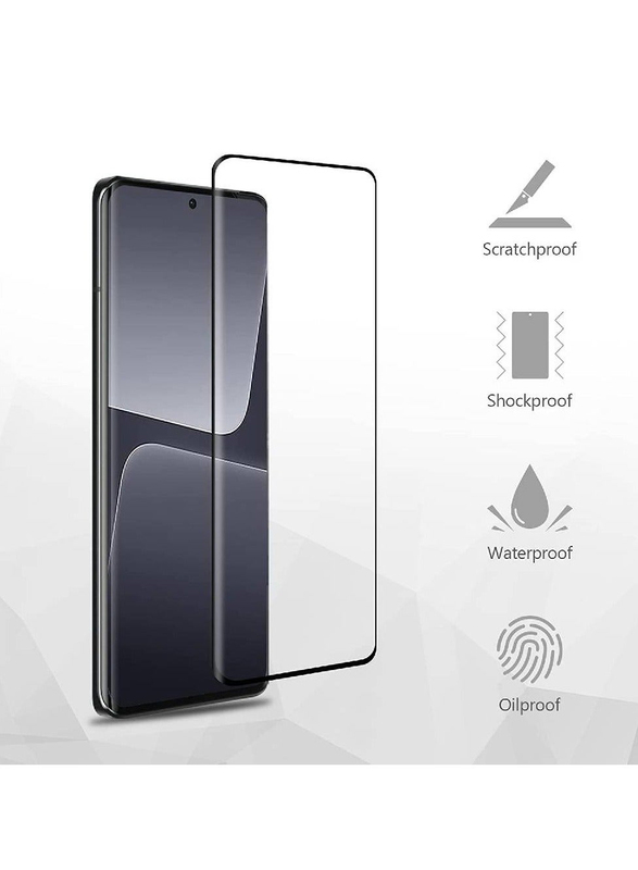 Gennext Xiaomi 13 Bubble Free Anti-Scratch Anti-Fingerprint Tempered Glass Screen Protector, Clear