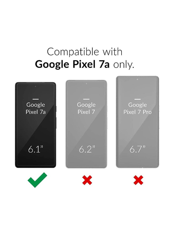 Gennext Google Pixel 7A Slim Soft Rubber TPU Plain Smooth Gel Case Cover for Women Girl Design, Purple