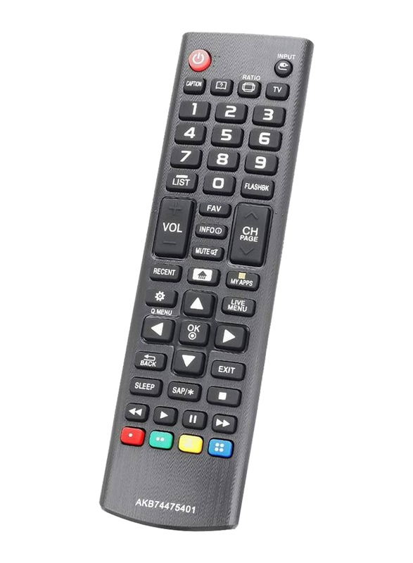 Gennext AKB74475401 Replacement Remote Control Compatible for LG TV 43LF5900 43UF6400 43UF6430 43UF6800 43UF6900, Black
