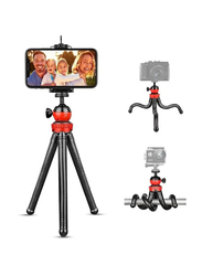 Gennext 12-inch Universal Flexible Action Camera Phone Tripod for Smartphones, Black