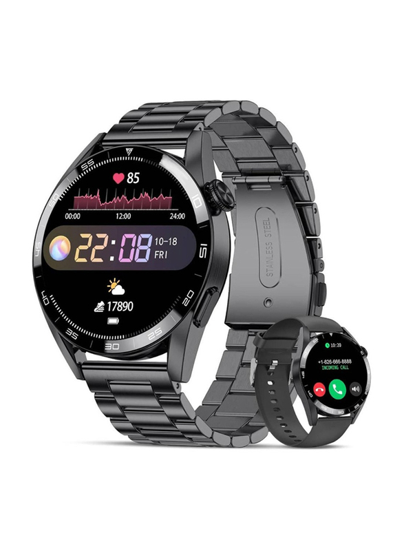 1.32-inch HD Screen Smartwatch with Bluetooth Call and IP67 Waterproof, Black