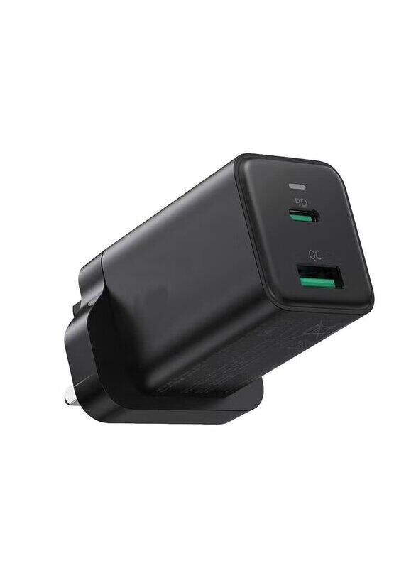 

Gennext Ultra-Quick 45W & QC3.0 PD GaN Charger, Black