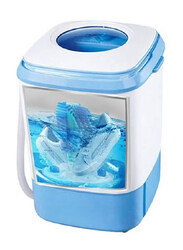 Gennext Portable Mini Shoe Compact Cloth Laundry Washing Machine, Blue