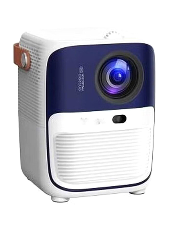 Umii Q2 Laser Projector with LED Display for Android, White/Blue