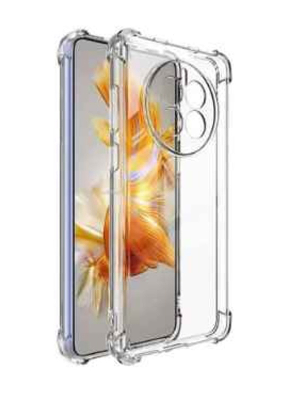 Huawei Mate 50 Pro TPU Shock Absorbent Reinforced Corner Mobile Phone Case Cover, Clear