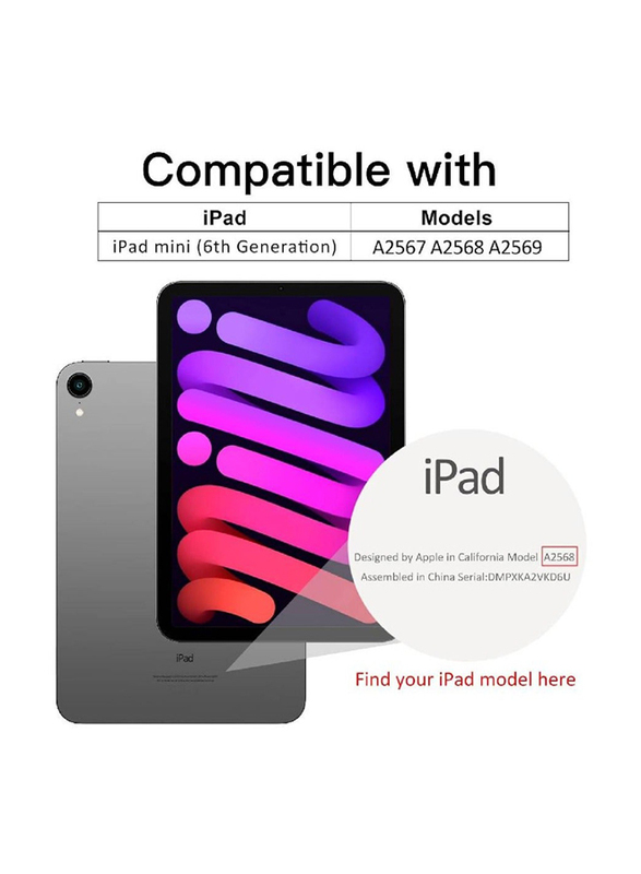 Gennext Apple iPad Mini 6 Anti-Glare Matte PET Paper Film Easy Installation Matte Ceramic Screen Protector, 2 Pieces, Clear