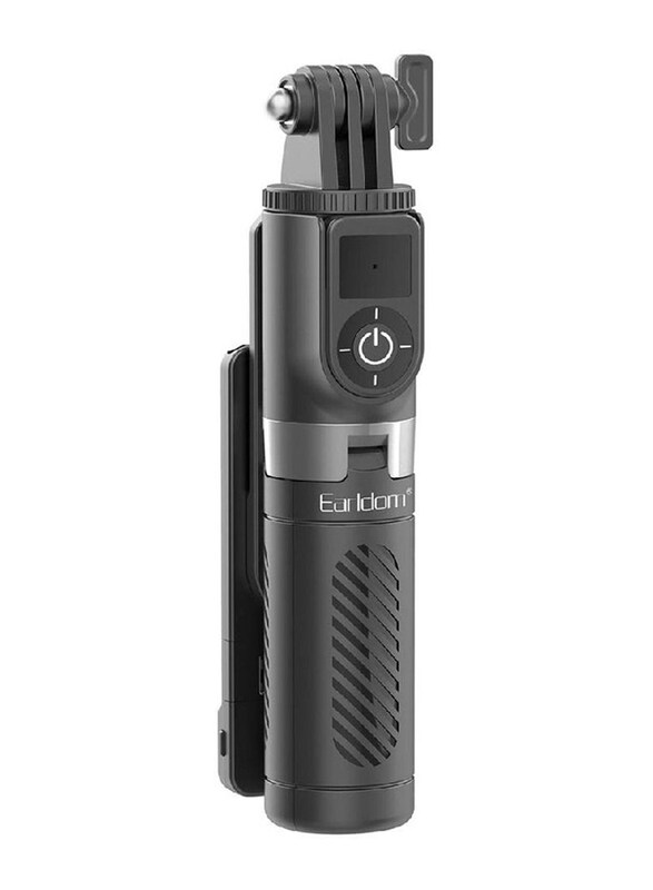 

Earldom Universal ET-ZP26 Bluetooth Remote Control Monopod Selfie And Mini Tripod with Fill Light, Black