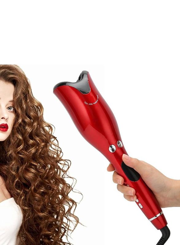 Gennext Hair Curler Rotating Ceramic Crimper, 32 x 5cm, Red