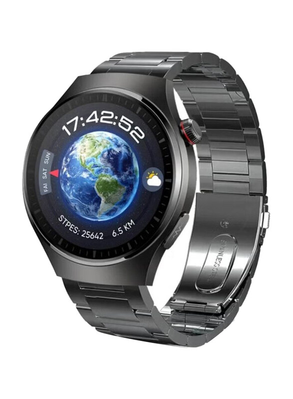 

Generic Android iOS Men Smartwatch, Fitness Tracker with Heart Rate/Blood Pressure/Sleep Monitor with Bluetooth Connection IP67 Waterproof, Black