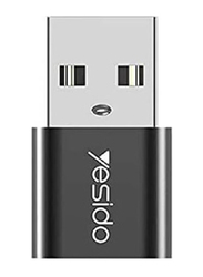 Yesido GS09 Type-C to USB Connector Adapter, Black